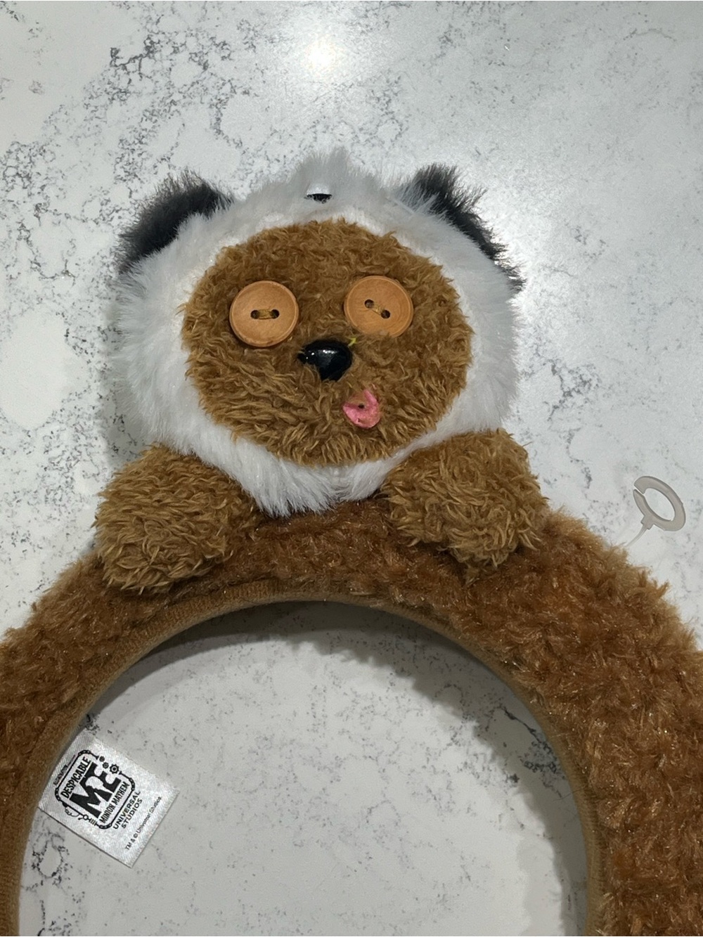 Universal Studios Despicable Me Minions "Tim Loves Panda" Plush Headband - Picture 4 of 5